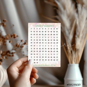 Brights date dots sticker sheet