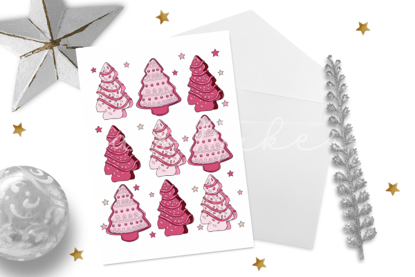 Christmas Tree Cookie Card