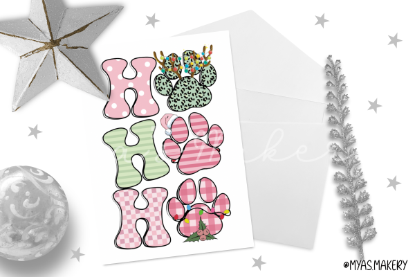 PawSome HoHoHo card