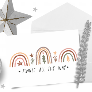 Jingel all the way christmas card