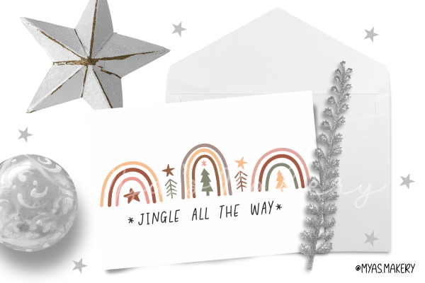 Jingel all the way christmas card