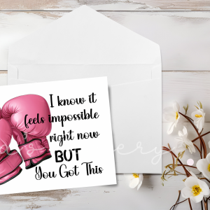 I know it feels impossible but you got this card