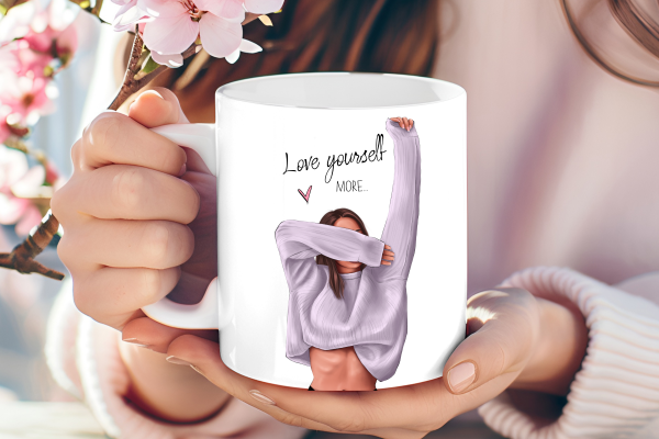 Love yourself more mug