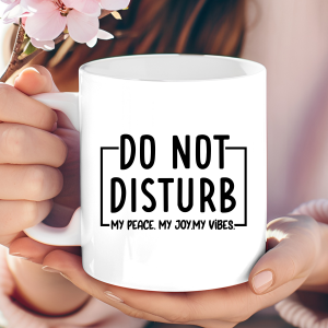 "Do Not Disturb" Boundaries Mug