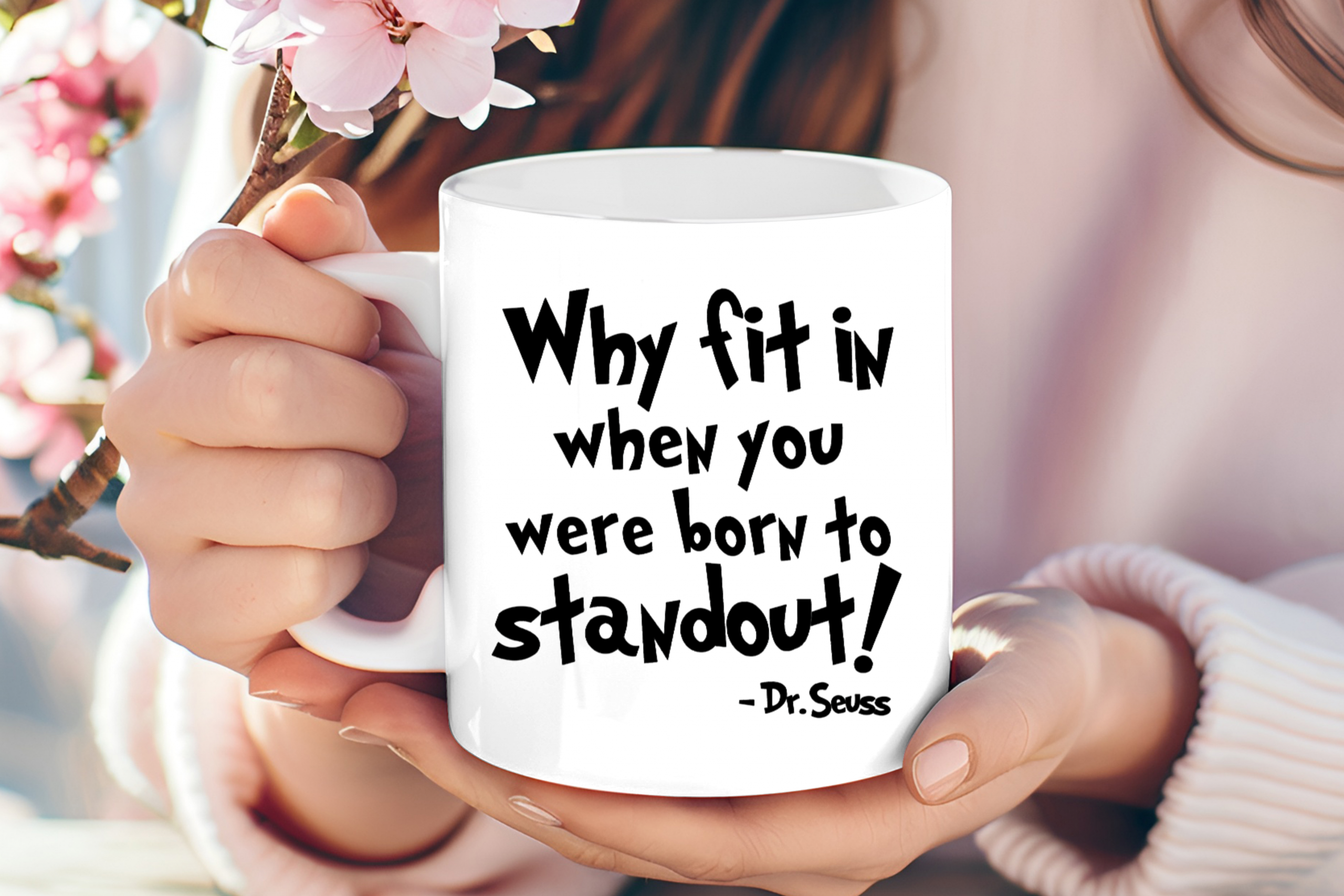 Dr. Seuss "Born to Stand Out" mug