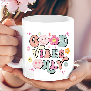 Good vibes only mug
