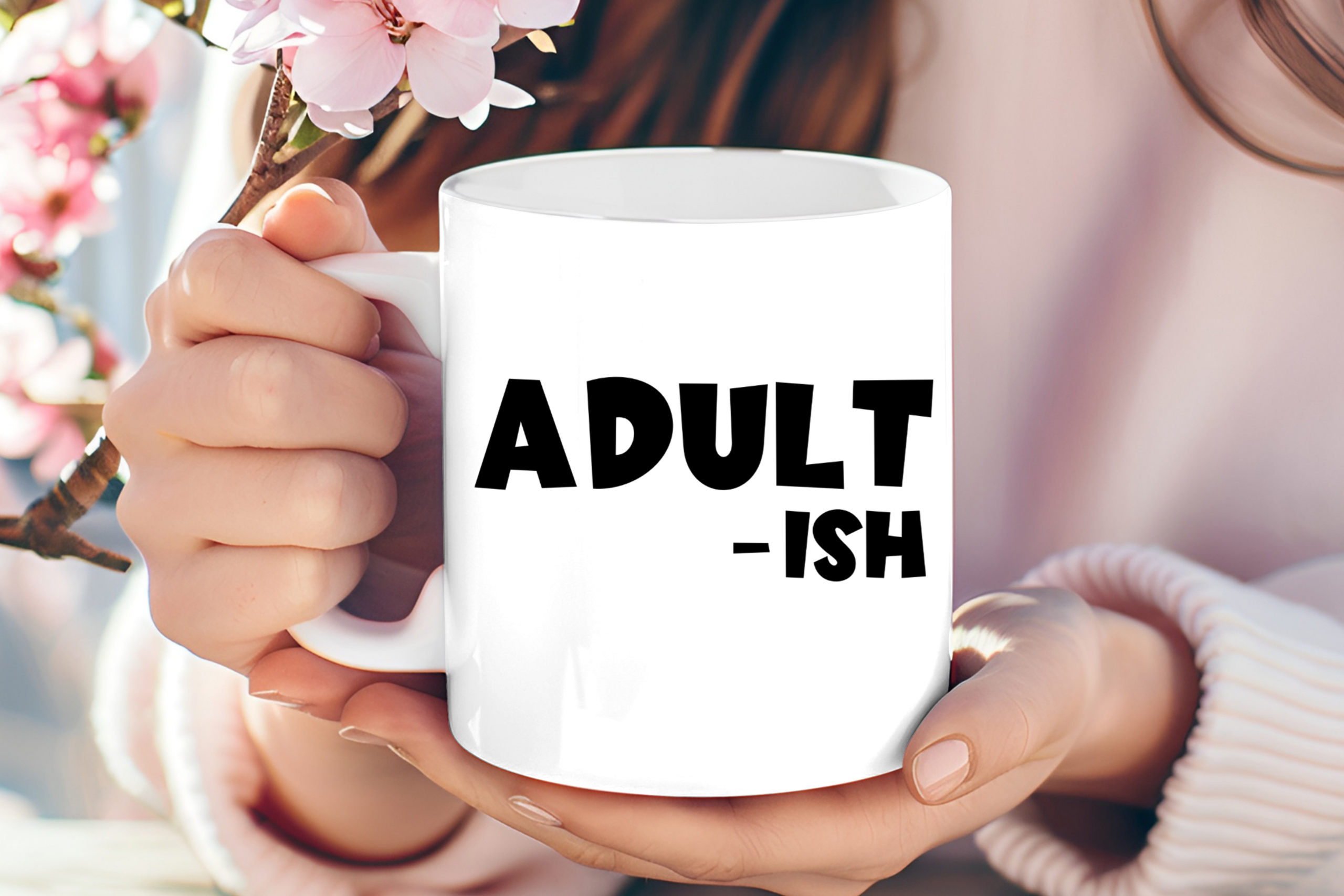 "ADULT-ISH" ceramic mug