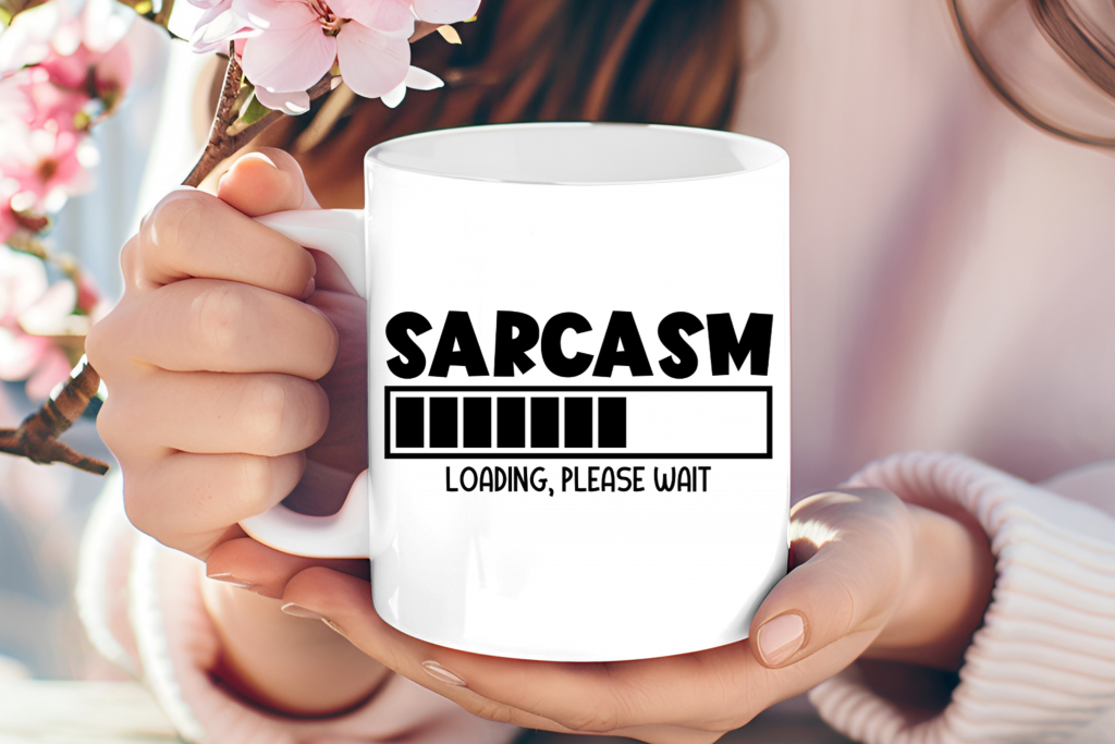 "Sarcasm Loading" Progress Bar Mug