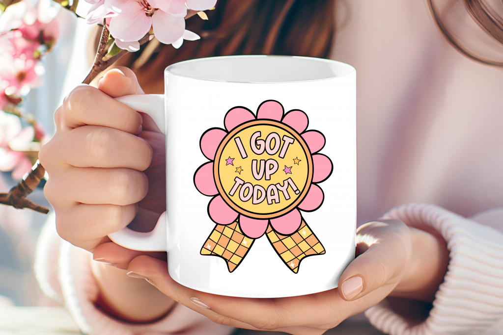 "I Got Up Today" Merit Award Mug