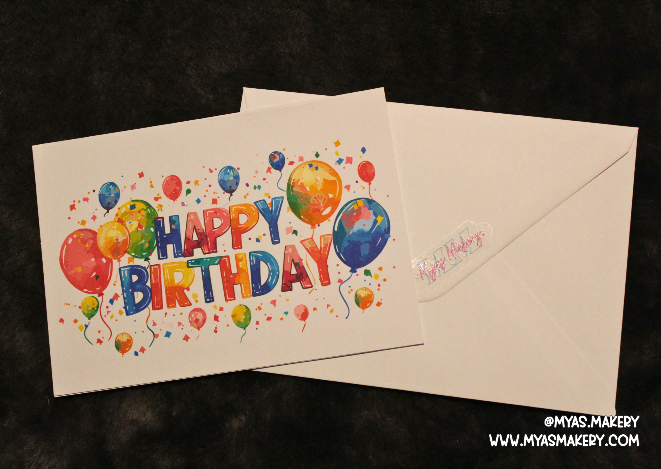 Confetti Shout– Colourful Birthday Card