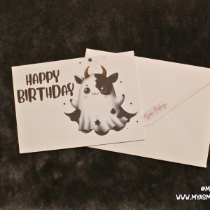 Moo Boo Birthday Card