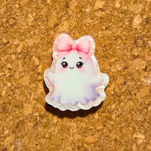 Coquette Ghost Pin