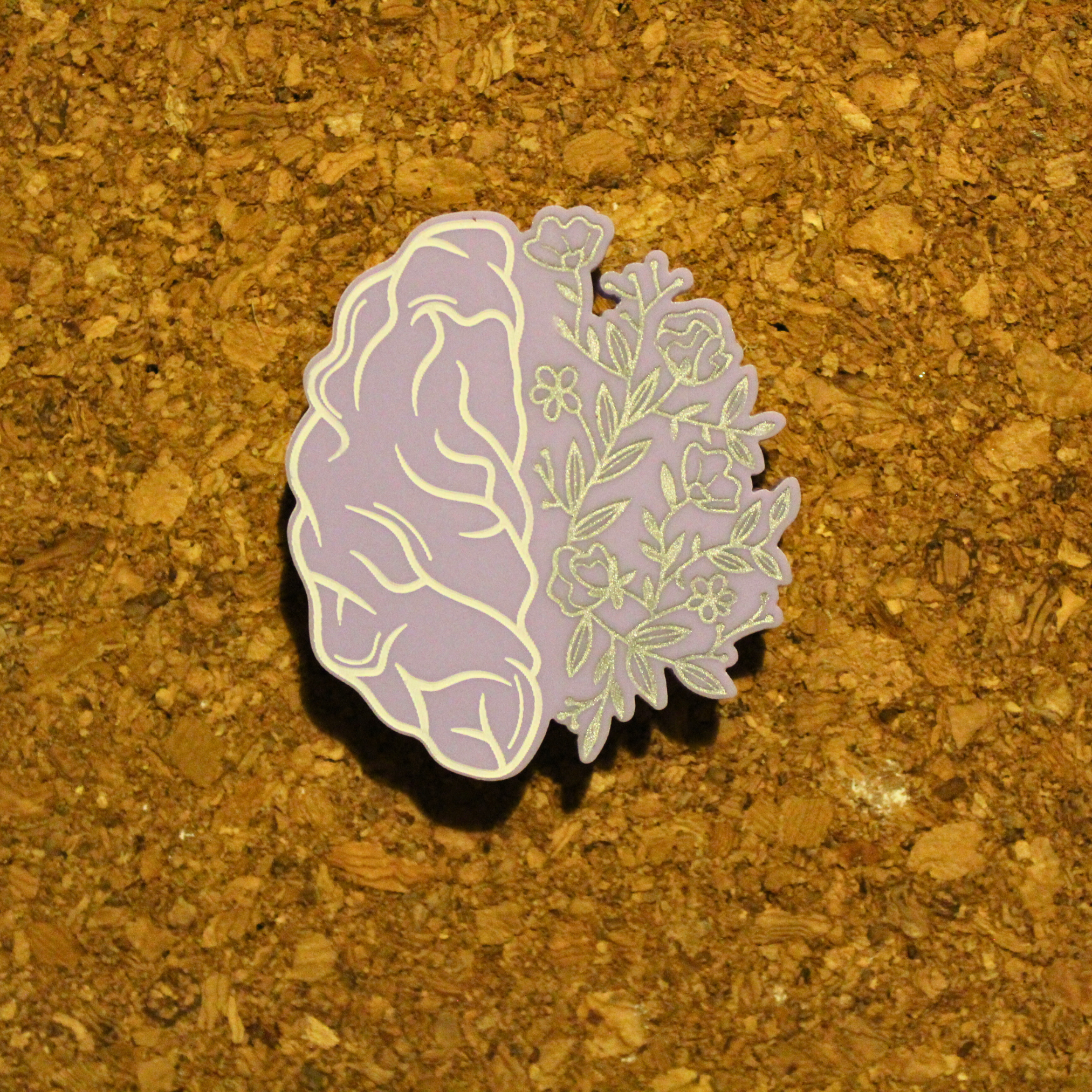 Brain and Blossoms pin - Image 5