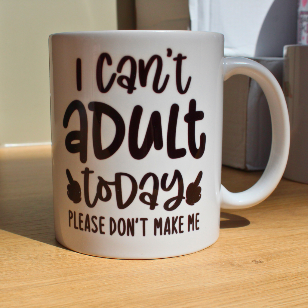 I Can’t Adult Today — Zero Responsibility Mug