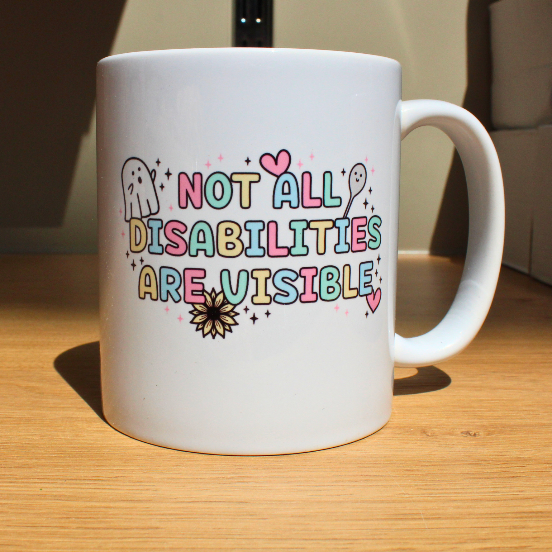 Not All Disabilities Are Visible — Pastel Awareness Mug