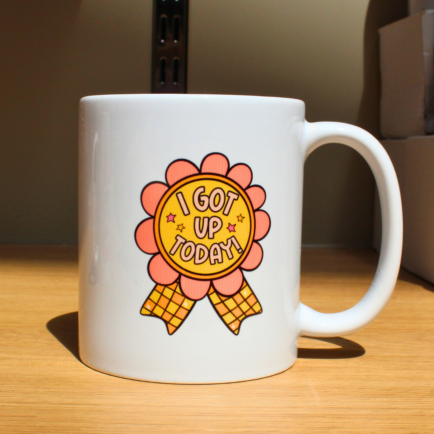 I Got Up Today! — Tiny Victory Award Mug