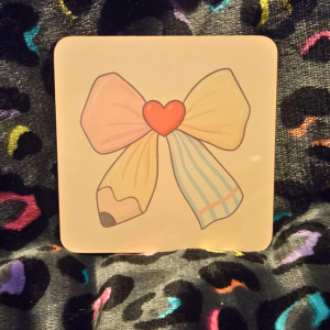 Artist’s Heart Bow Coaster