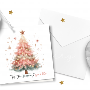 "Tis' the Season to Sparkle" Christmas Card