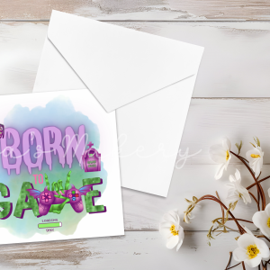 "Born to Game" Illustrated Gamer Greeting Card
