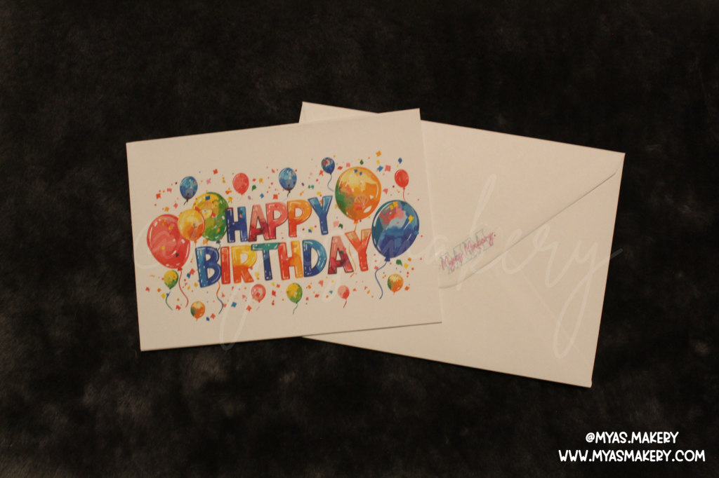 Happy Birthday with Balloons