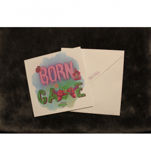 Gamer Birthday Card — Colour Splash Game Controller “Game Over” Greeting