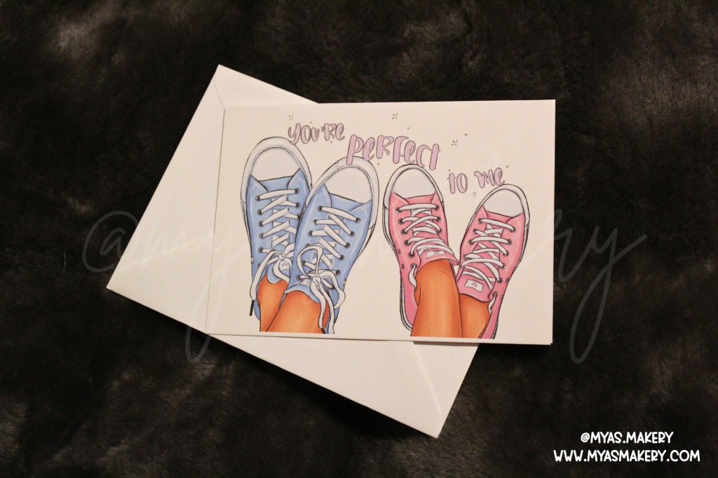 "You’re Perfect To Me" Sneakers Card