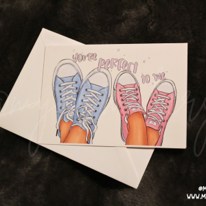 "You’re Perfect To Me" Sneakers Card