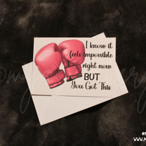I know it feels impossible but you got this card