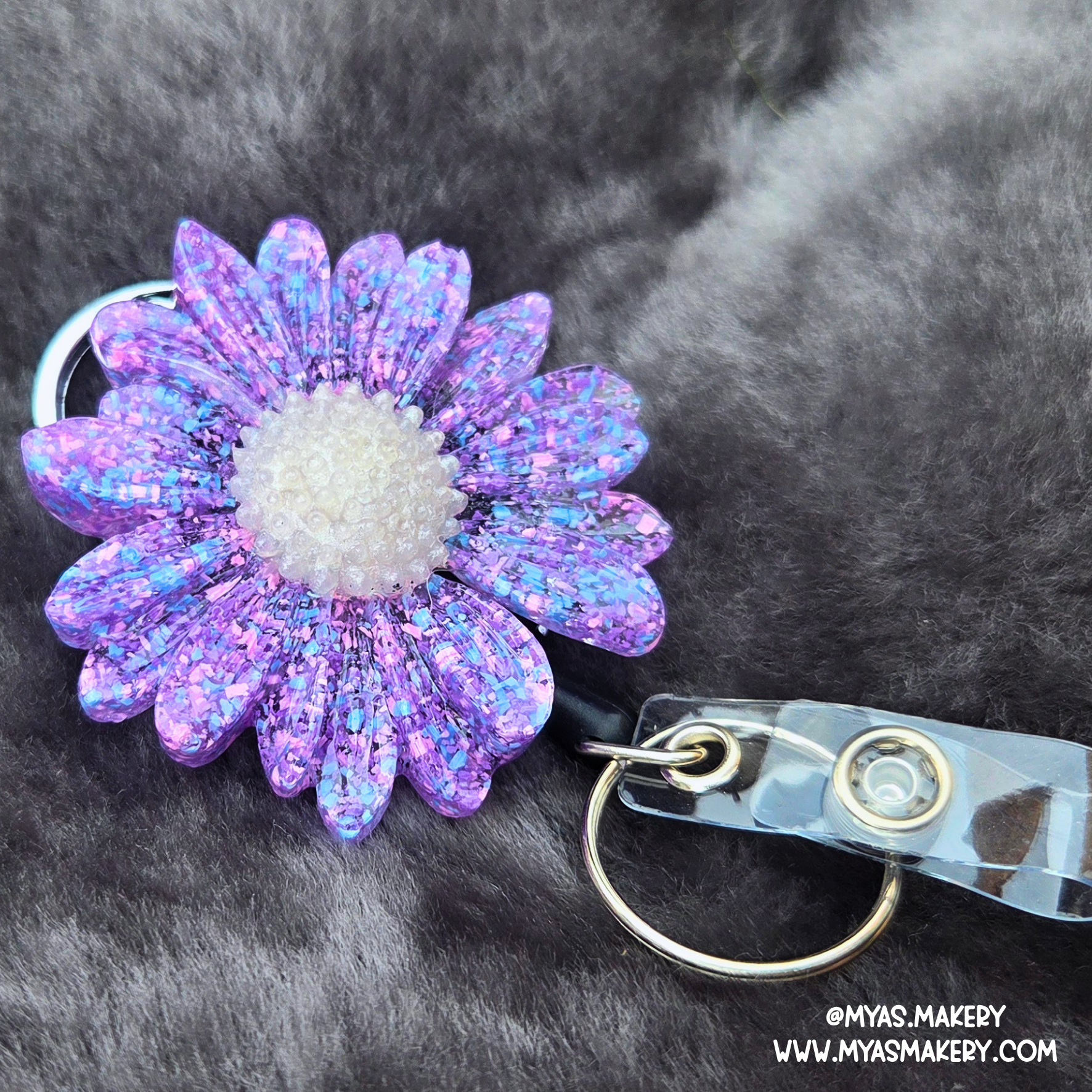 Berry Blast Floral Badge Reel - Image 2