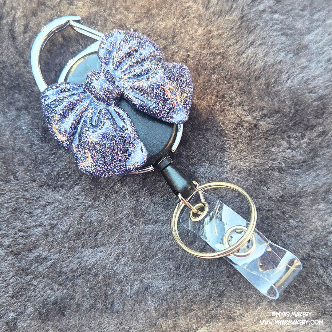 Starry Night Bow Badge Reel - Image 4
