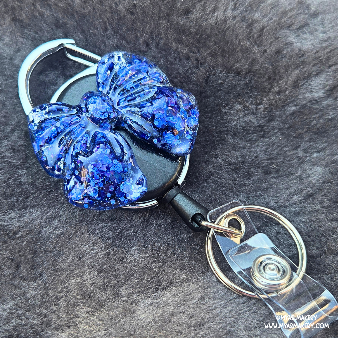 Blue Lagoon Bow Badge Reel - Image 3