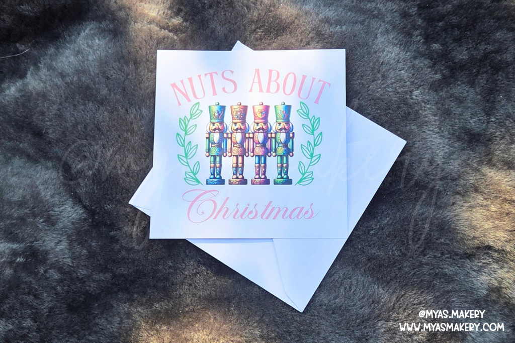 "Nuts About Christmas" Nutcracker Card